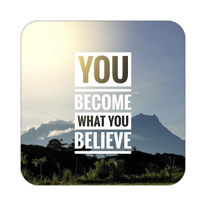 زیر لیوانی کاکتی طرح جملات انگیزشی و مثبت مدل mp25182