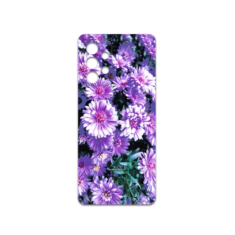 برچسب پوششی ماهوت مدل Purple-Flower مناسب برای گوشی موبایل سامسونگ Galaxy A53 5G