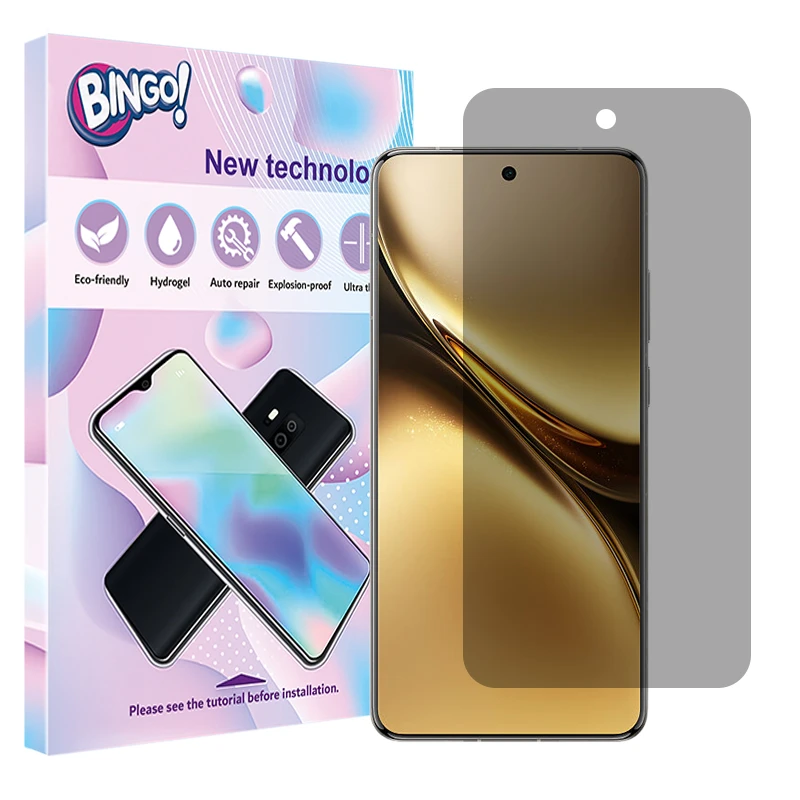 محافظ صفحه نمایش حریم شخصی بینگو مدل Tough مناسب برای گوشی موبایل ویوو X200 Pro