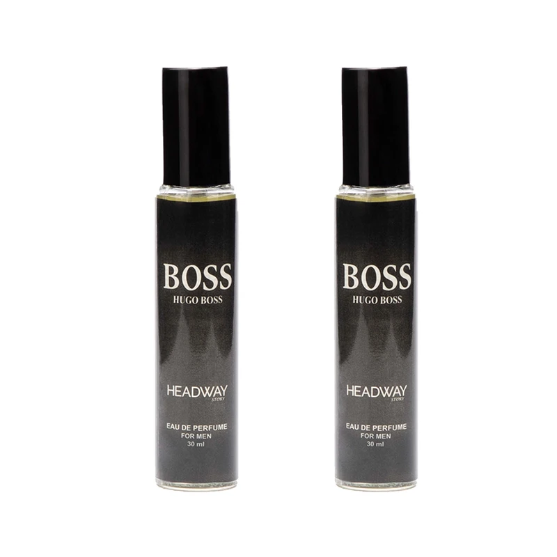 عطر جیبی مردانه هدوی استوری مدل هوگو باس من حجم 30 میلی لیتر مجموعه 2 عددی