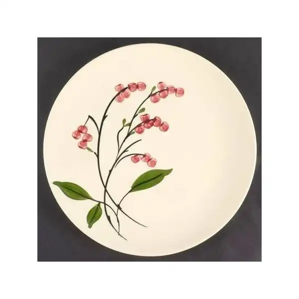 بشقاب دیوارکوب سفالی طرح سوسن کد 14