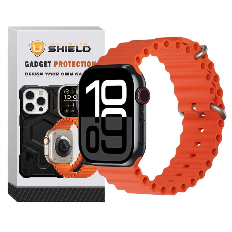بند آلتیمیت شیلد مدل Ocean UL مناسب برای اپل واچ سری 10 سایز 46 میلی متری