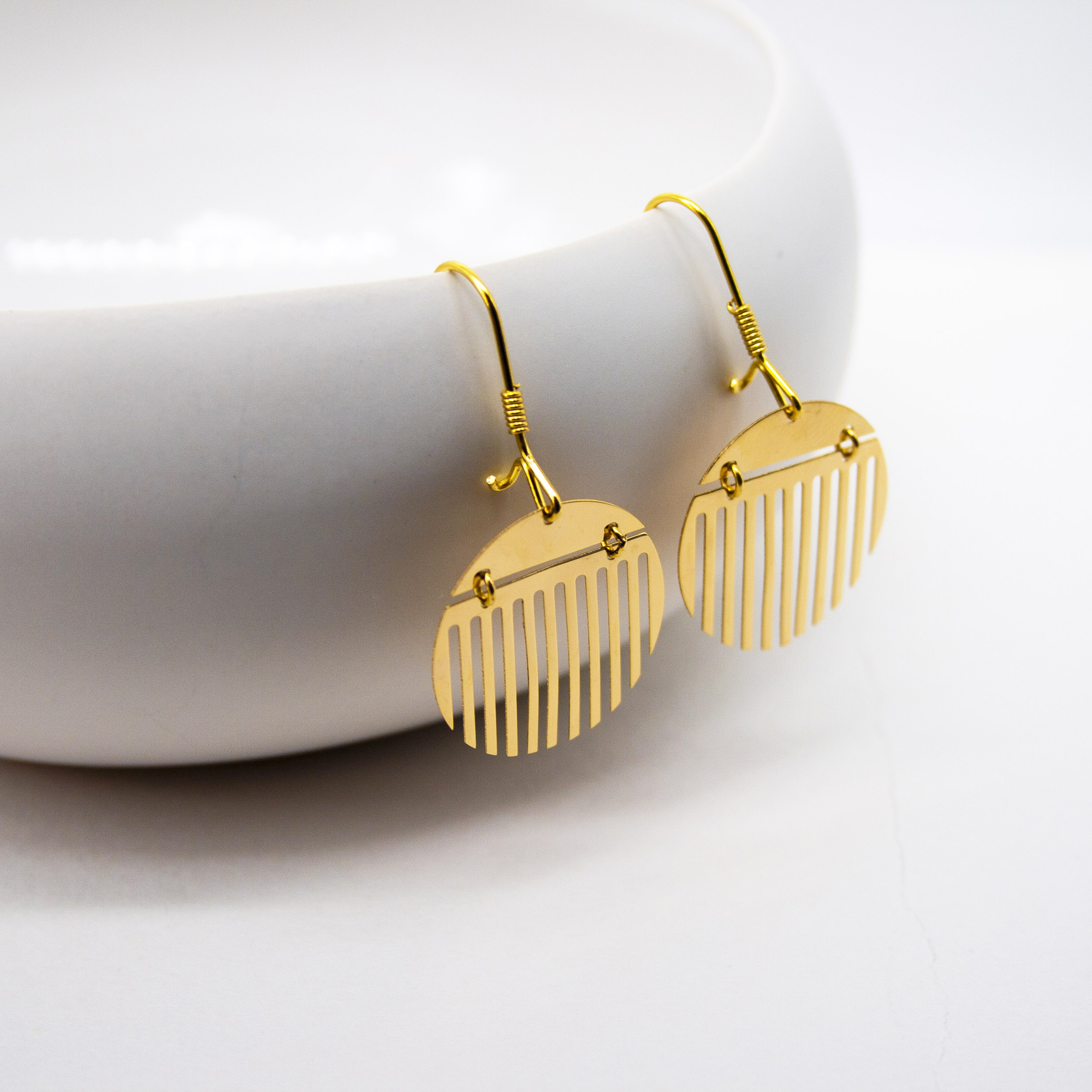 گوشواره طلا 18 عیار زنانه سهی مدل SE05