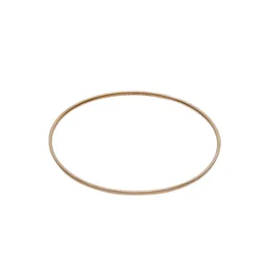 النگو طلا کم اجرت 18 عیار زنانه طلا و شمش برلیان مدل اینه ای سایز 3