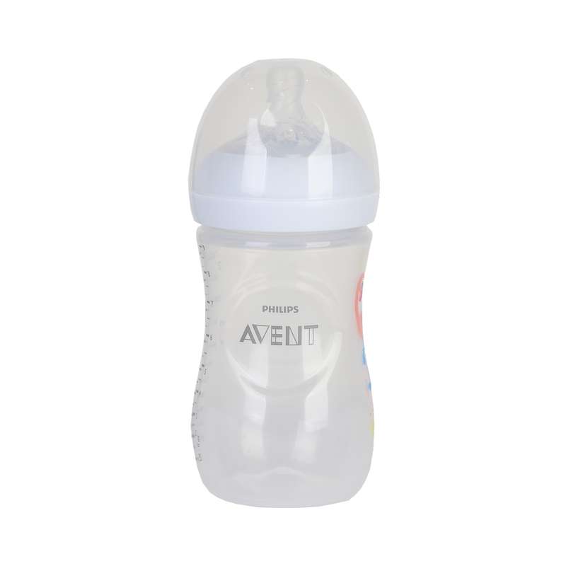 شیشه شیر اونت مدل SCF070 نچرال طرح فلامینگو ظرفیت 260 میلی لیتر