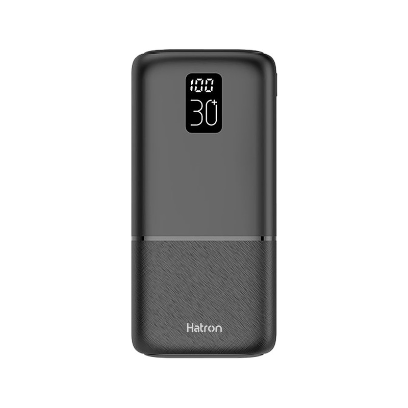 پاوربانک هترون مدل HPB 3070 PQ ظرفیت 30000 میلی آمپر ساعت