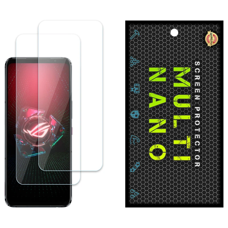 محافظ صفحه نمایش مولتی نانو مدل X-S2N مناسب برای گوشی موبایل ایسوس ROG Phone 5 / ZS673KS بسته دو عددی