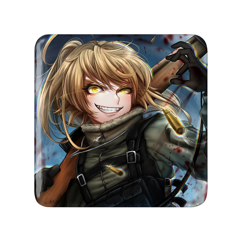 پیکسل خندالو طرح تانیا انیمه یوجو سنکی مدل مربعی کد 34677