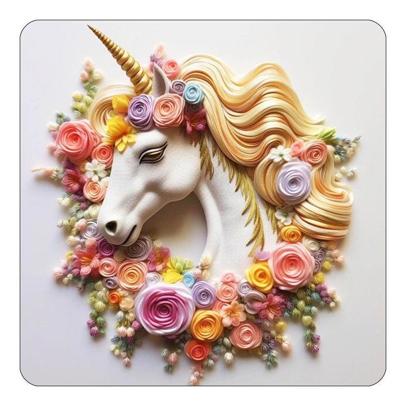 مگنت کاکتی طرح اسب تک شاخ و یونیکورن مدل mp32653