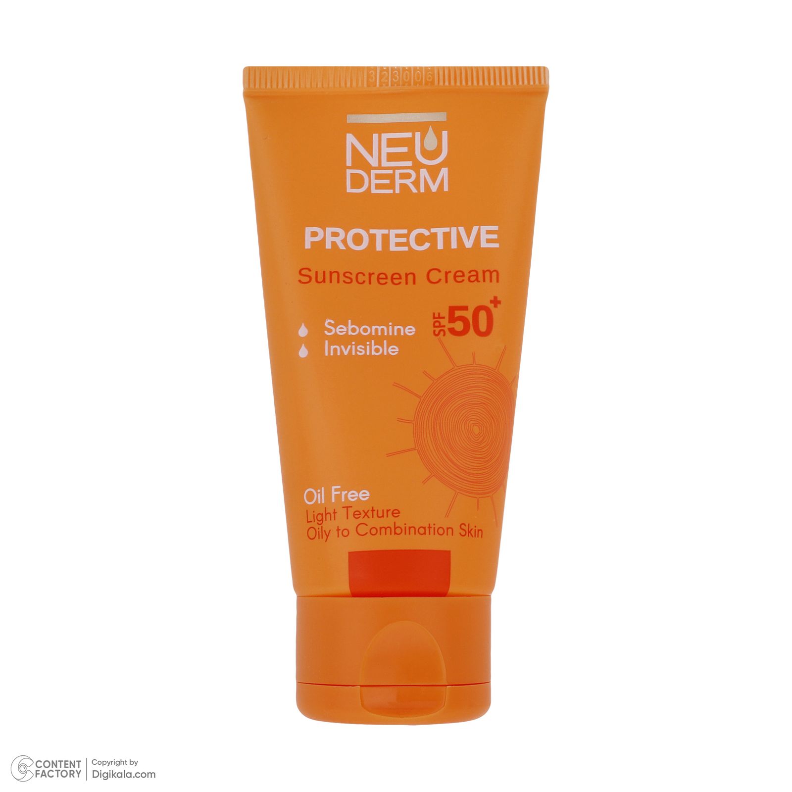 کرم ضد آفتاب بدون رنگ نئودرم SPF50 مدل Highly Protective محافظ UVA ،UVB، تنظیم ترشح چربی پوست، مناسب پوست چرب حجم 50 میلی‌لیتر -  - 14