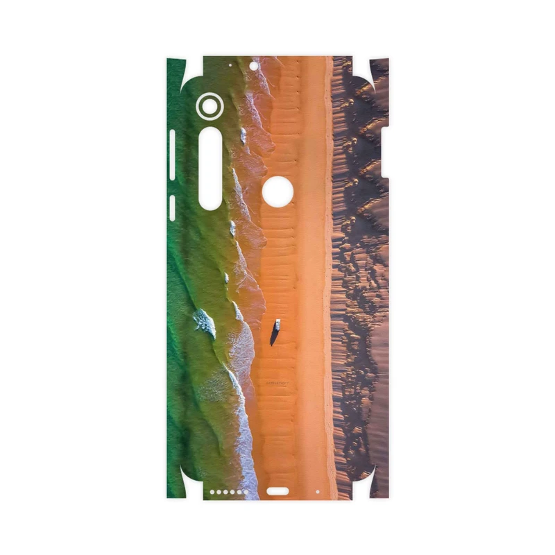 برچسب پوششی ماهوت مدل Beach and Green Sea-FullSkin مناسب برای گوشی موبایل موتورولا One Macro