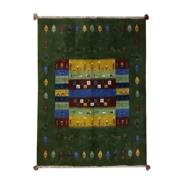 گبه دستبافت سه متری کد NKP.G.C.1/18