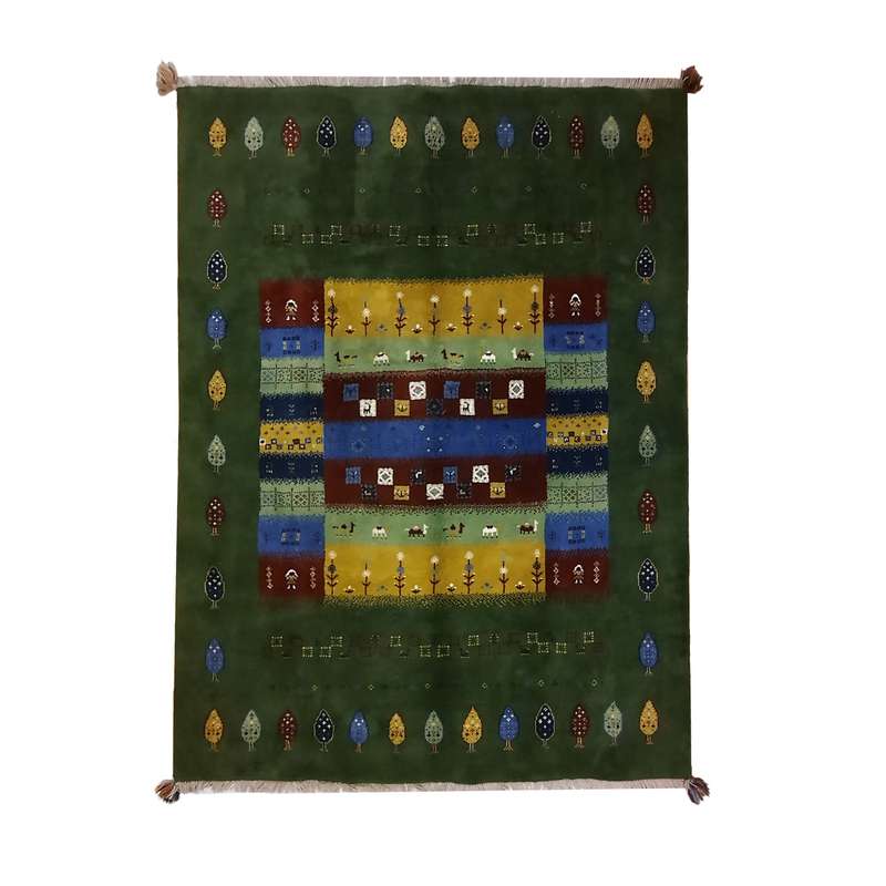 گبه دستبافت سه متری کد NKP.G.C.1/18