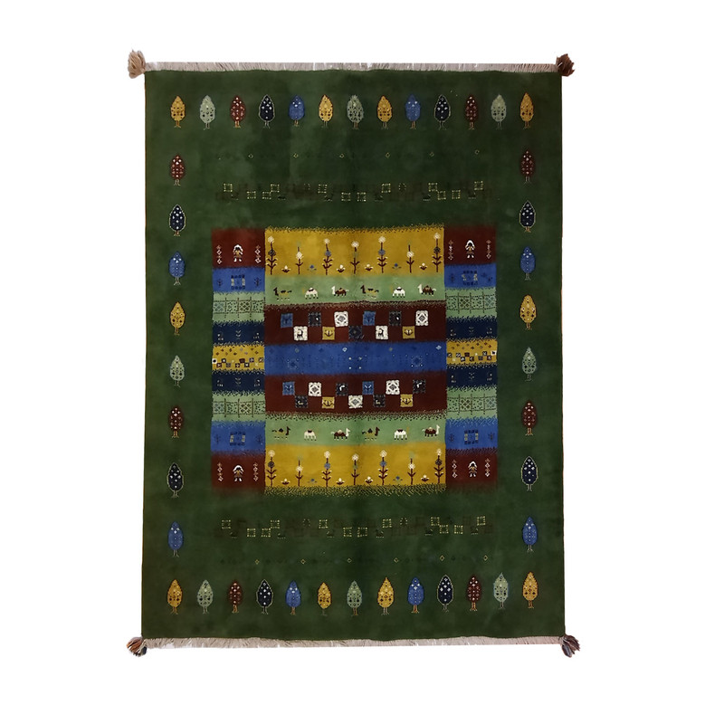 گبه دستبافت سه متری کد NKP.G.C.1/18