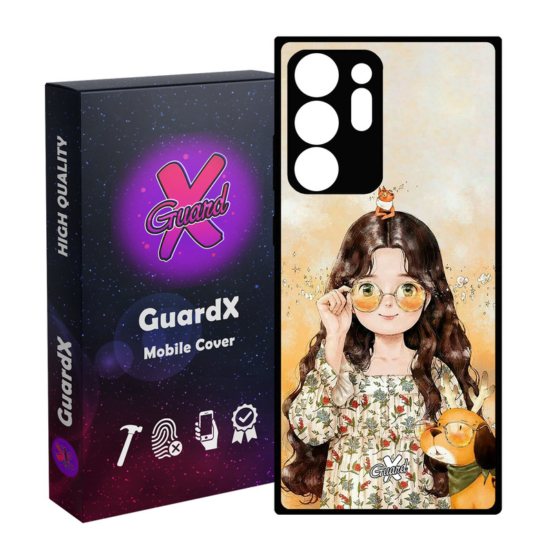 کاور گارد ایکس طرح Girl مدل Glass10253 مناسب برای گوشی موبایل سامسونگ Galaxy Note 20 Ultra