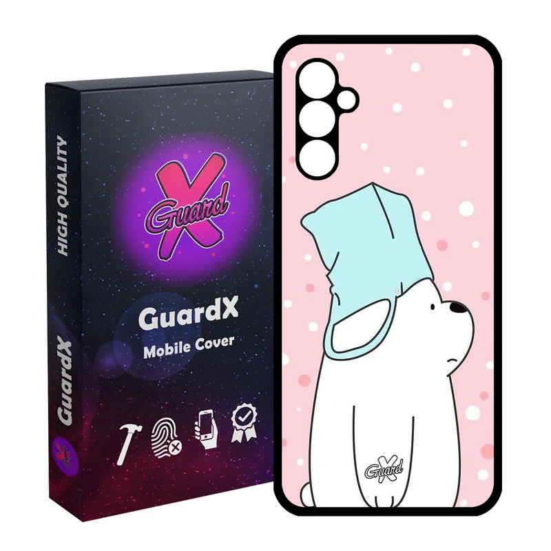 کاور گارد ایکس طرح Bear مدل Glass10019 مناسب برای گوشی موبایل سامسونگ Galaxy A24/A24 4G/M34 5G