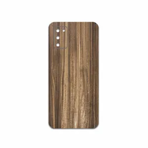 MAHOOT Light-Walnut-Wood Cover Sticker for Samsung Galaxy A03S