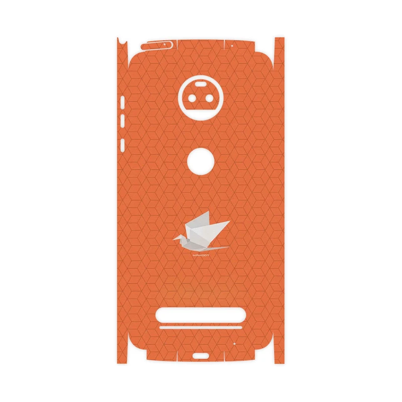 برچسب پوششی ماهوت مدل Minimalist origami bird-FullSkin مناسب برای گوشی موبایل موتورولا Moto Z2 Force