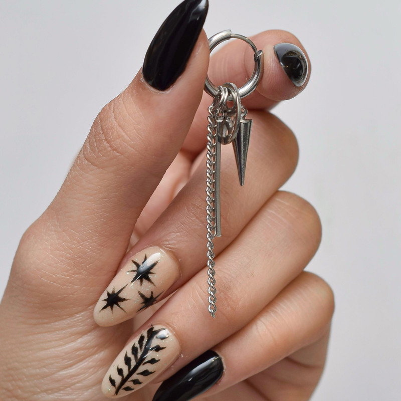 گوشواره زنانه پایتخت مدل PS417_GO گوشواره زنانه پایتخت مدل PS417_GO