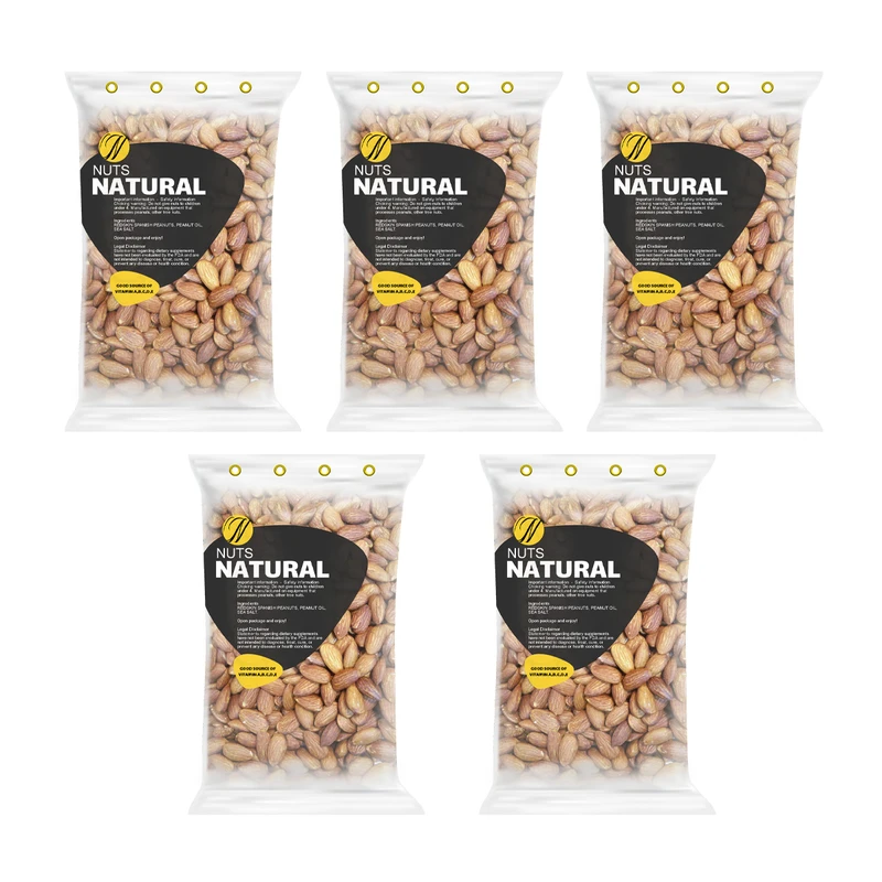 مغز بادام درختی ریز خام نچرال - 100 گرم بسته 5 عددی