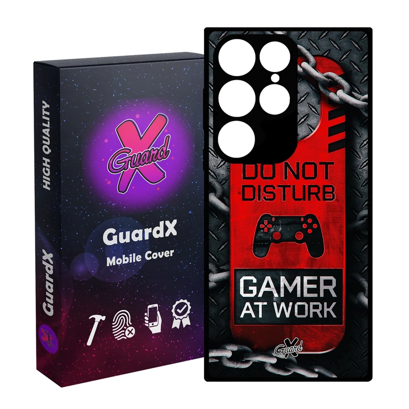 کاور گارد ایکس طرح Gamer مدل Glass10001 مناسب برای گوشی موبایل سامسونگ Galaxy S24 Ultra