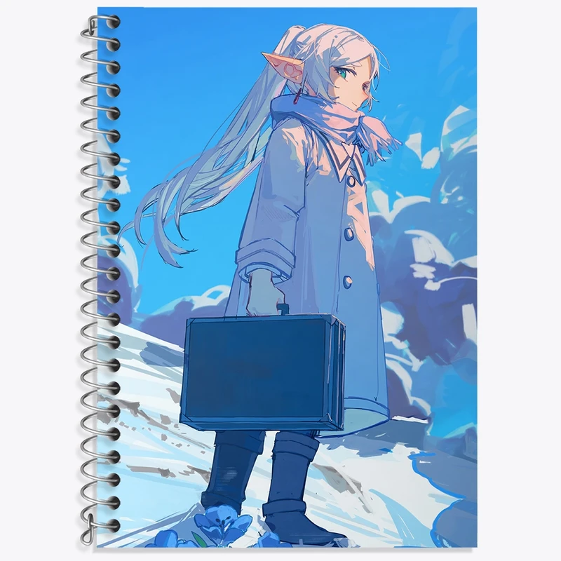 دفتر لغت 50 برگ خندالو طرح انیمه فریرن (Frieren) کد 33933