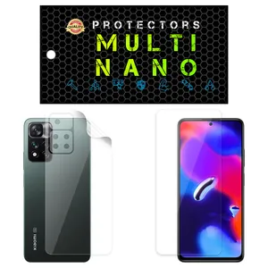Multi Nano X-SFT Screen Protector For Xiaomi 11i Hyper Charge 5G with back skin