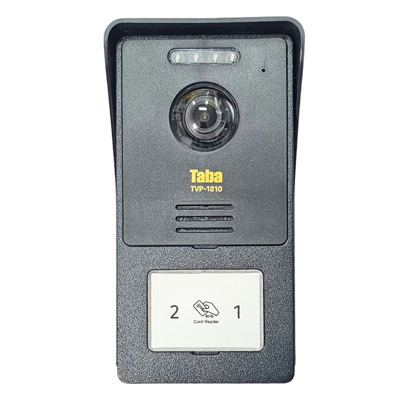 پنل کارتی روکار دربازکن تصویری تابا مدل TVP-1810 دو واحدی