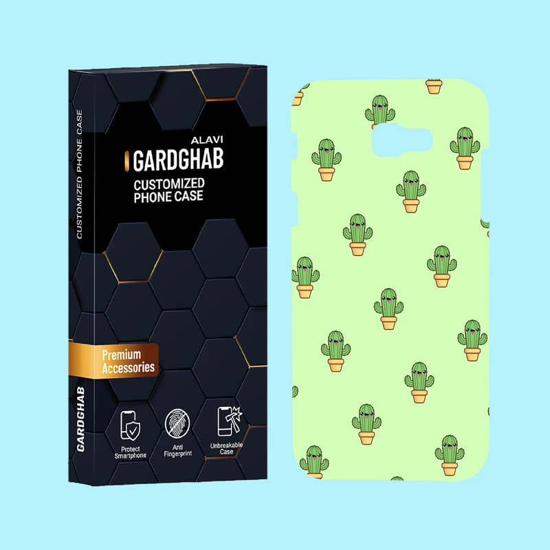 کاور گارد قاب علوی مدل پترن فانتزی مناسب برای گوشی موبایل سامسونگ Galaxy A720 / A7 2017