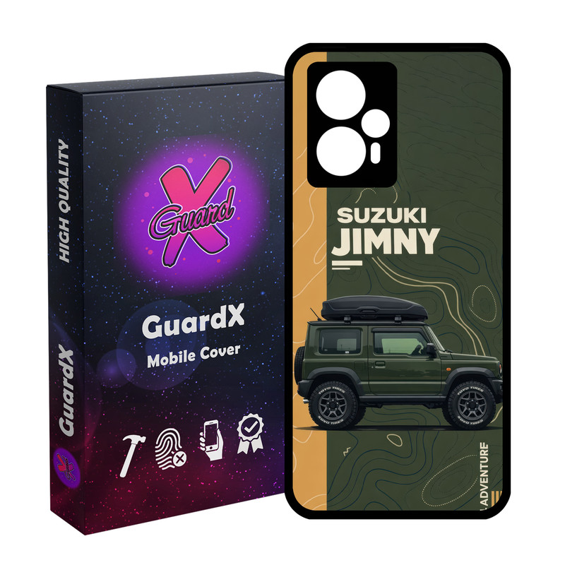 کاور گارد ایکس طرح سوزوکی جیمنی مدل 11156 مناسب برای گوشی موبایل شیائومی Poco F5/Redmi Note 12 Turbo