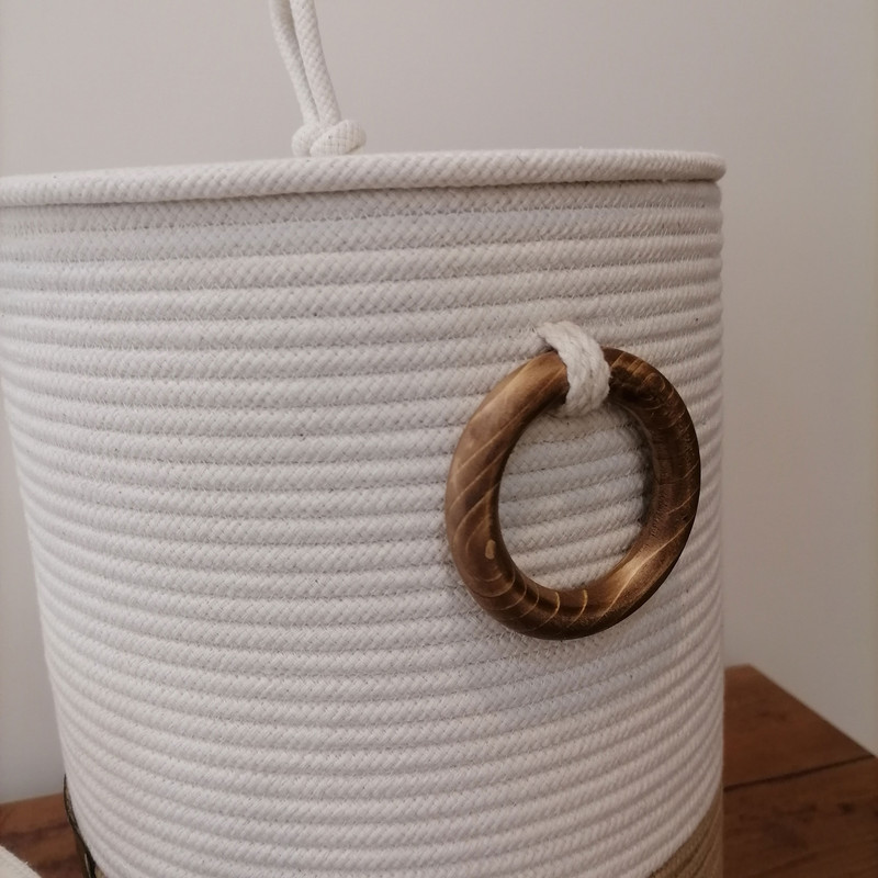 ست سطل و جای دستمال پیله مدل قیطانی کد 416