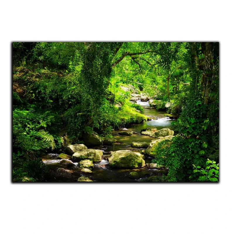 تابلو شاسی بکلیت طرح طبیعت جنگل و چشمه مدل SH-S1096