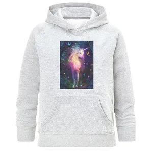 هودی زنانه طرح یونیکورن مدل H545