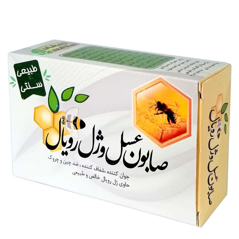 صابون شستشو ارمغان سلامت مدل عسل و ژل رویال وزن 85 گرم صابون شستشو ارمغان سلامت مدل عسل و ژل رویال وزن 85 گرم