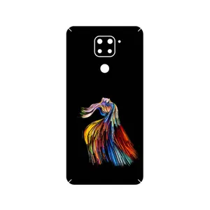 MAHOOT Rainbow Hair Digital Art Cover Sticker for Xiaomi Redmi Note 9