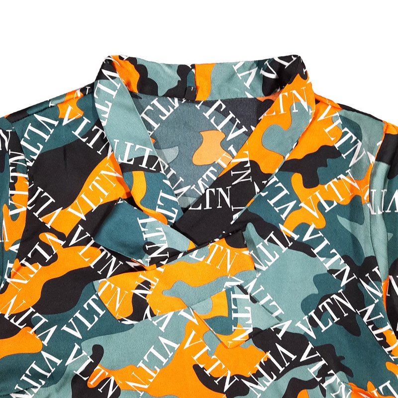 بلوز زنانه مدل یقه گرهای طرح ویلتن