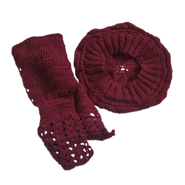 ست کلاه و شال گردن بچگانه مدل 24