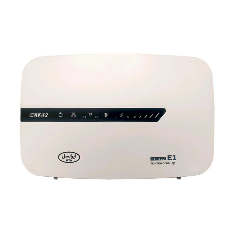 مودم فول اپراتور 4G-TD-LTE ایرانسل مدل TF i120-E1 به همراه 400 گیگ اینترنت یکساله مودم فول اپراتور 4G-TD-LTE ایرانسل مدل TF i120-E1 به همراه 400 گیگ اینترنت یکساله