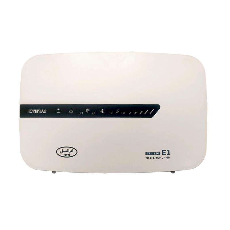 مودم فول اپراتور 4G/TD-LTE ایرانسل مدل TF i120-E1 به همراه 400 گیگ اینترنت یکساله مودم فول اپراتور 4G/TD-LTE ایرانسل مدل TF i120-E1 به همراه 400 گیگ اینترنت یکساله