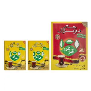 چای Pure Ceylon دو غزال - 500 گرمی و چای سیلان دوغزال با طعم هل بسته 2 عددی