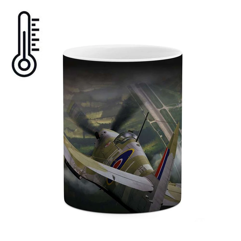 ماگ حرارتی کاکتی مدل هواپیمای جنگنده کد mgh10659