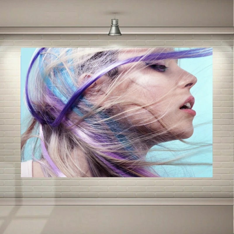 تابلو بوم طرح  آرایشگاه زنانه مدل خانه رنگ مو کد SDB1599