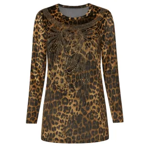 بلوز آستین بلند یقه گرد زنانه مدل MNT9919