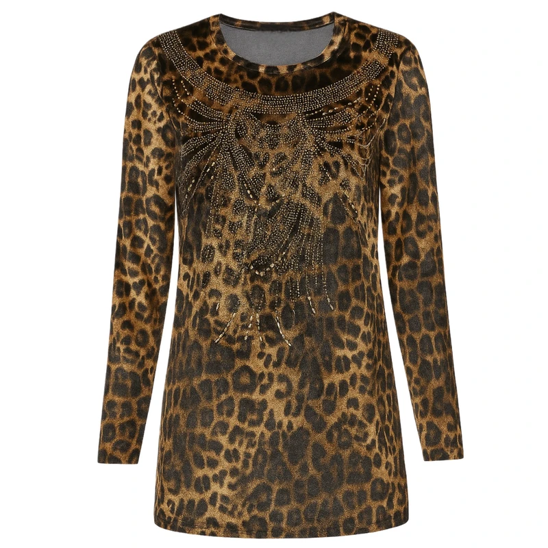 بلوز آستین بلند یقه گرد زنانه مدل MNT9919