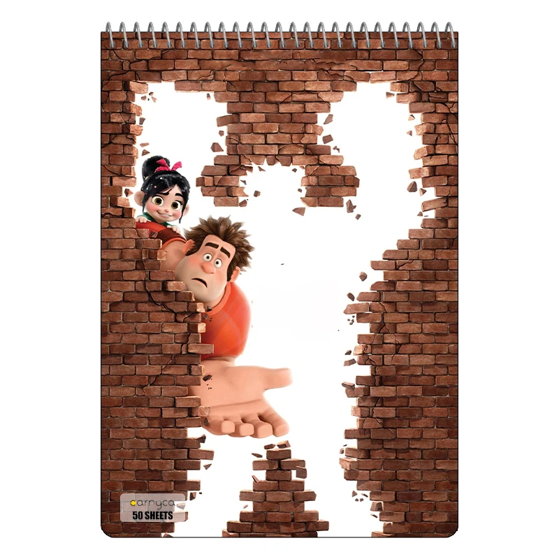 دفتر نقاشی 50 برگ سیمی کارنیکا طرح It Ralph-رالف خرابکار Wreck کد 38943