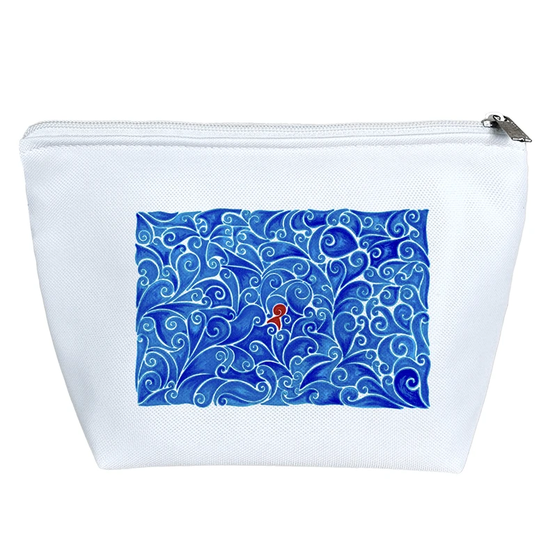 کیف لوازم آرایش دخترانه خندالو مدل ماهی  کد 244