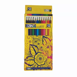 مداد رنگی 12 رنگ مدل گل و بته