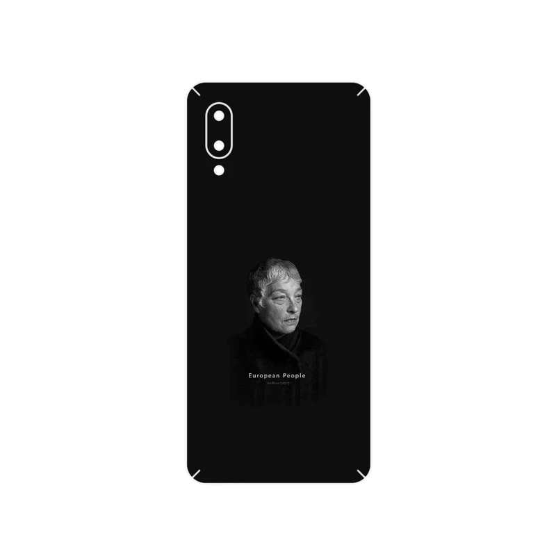 برچسب پوششی ماهوت مدل Portrait of a European Woman مناسب برای گوشی موبایل سامسونگ Galaxy A02