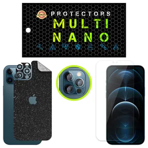Multi Nano X-SLFG Screen Protector For Apple iPhone 12 Pro with lens protector and back skin