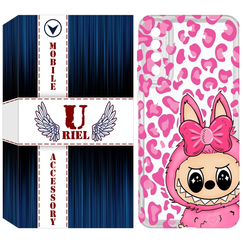 کاور یوریل مدل Clear کد 107 طرح لبوبو Labubu مناسب برای گوشی موبایل سامسونگ Galaxy A51
